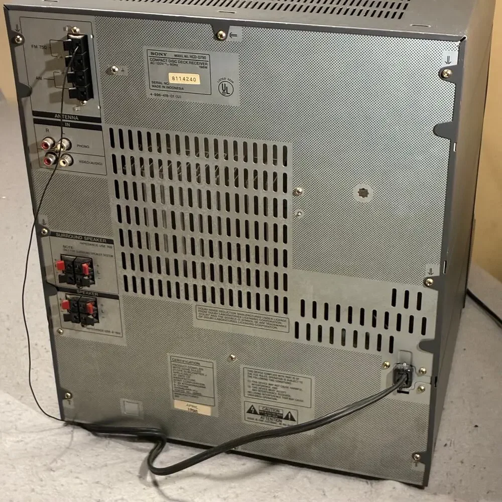 Vintage Sony LBT-D790 HiFi Stereo Combo